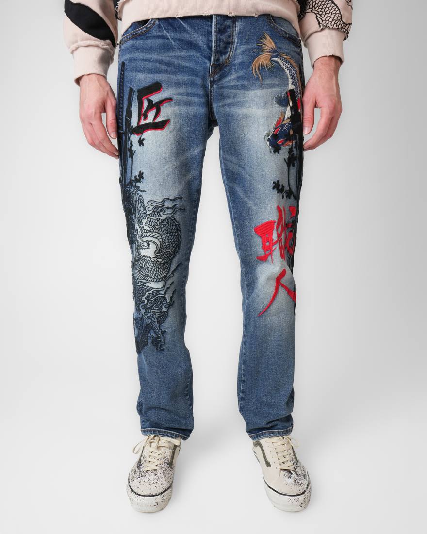Ronin Jean in Mid Indigo